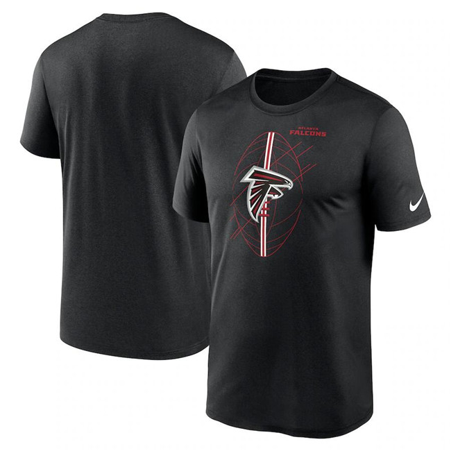 Men's Atlanta Falcons Black Legend Icon Performance T-Shirt Men's Atlanta Falcons Black Legend Icon Performance T-Shirt